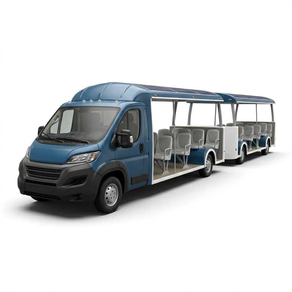 Electric metro tram